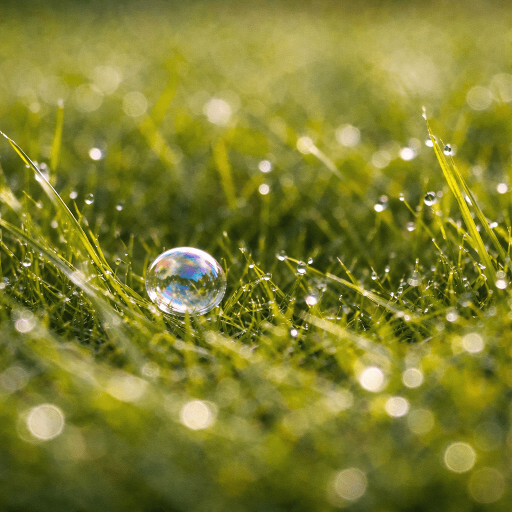 泡泡破掉的瞬間